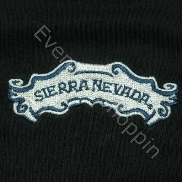 Kuhl Wayfarer Polo Shirt Mens M Black Sierra Nevada Brewing Wildfibre Organic - Picture 4 of 6